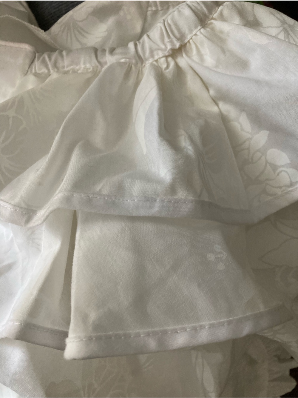 Royal Creations Hawaii large white floral aloha dress beach wedding dress - Picture 5 of 5